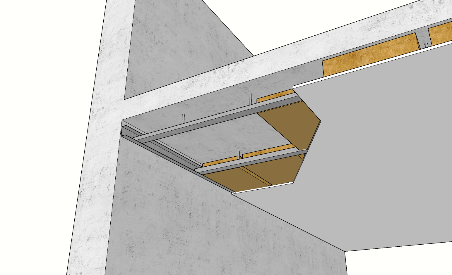 Isolation phonique du plafond - Qualitel