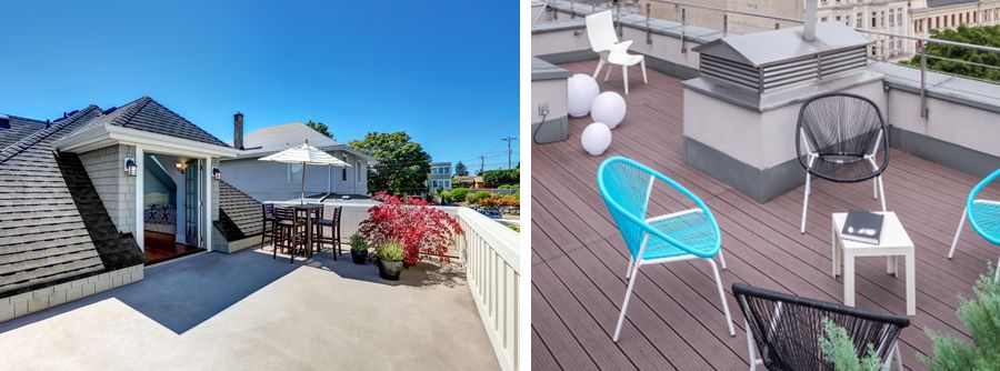 Étancheite d'un toit terrasse avec du goudron 